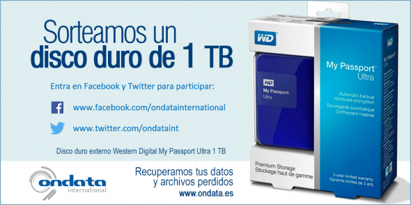 ¡Entra en el sorteo de un disco duro de 1 TB!