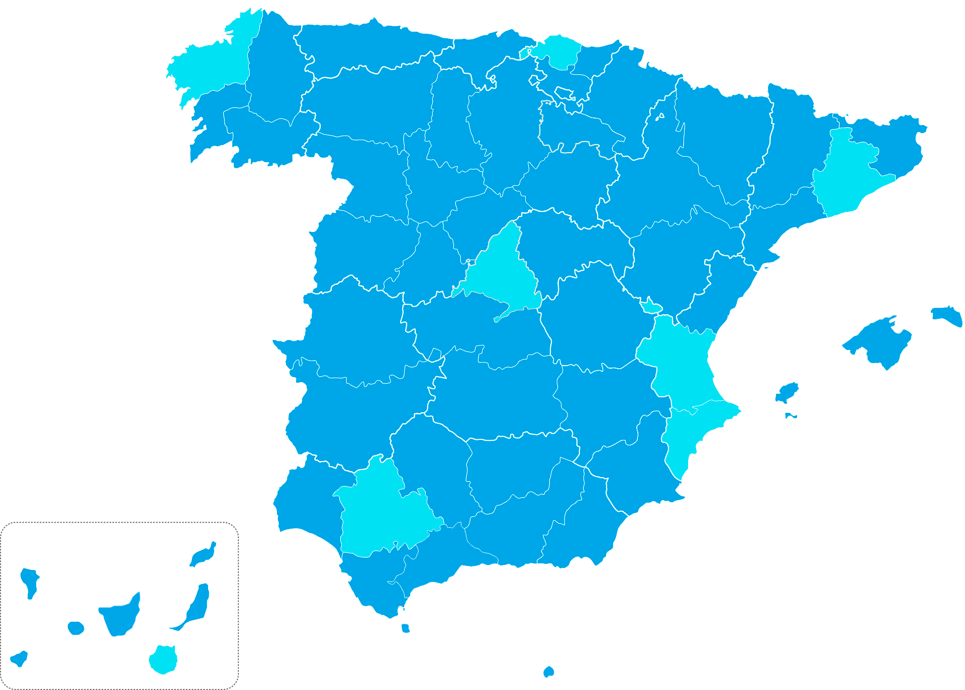 Mapa Delegaciones
