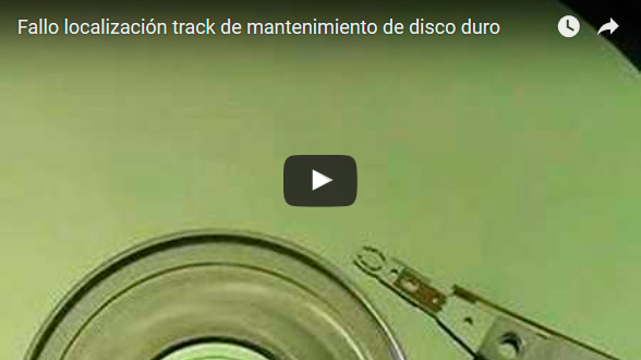 Vídeo: Fallo de localización del track de mantenimiento
