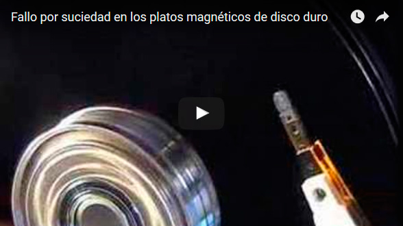 Vídeo: Fallo por suciedad en los platos magnéticos